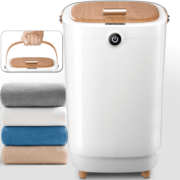 Chauffe-serviettes pour Salle de Bain, Seaux Chauffe-Serviettes 22 L Adaptés jusqu'à Quatre Peignoirs Surdimensionnés 40"X80 Pouces, Chauffe-Serviettes de Spa avec 4 Minuteries et Arrêt Automatique - Peignoir, Couverture, Toalla, Jaune