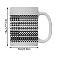 thumbnail image 2 of Funny Coffee Mugs 11oz, Hidden Message Mug, Gift For Coworkers, Work Besties, Coffee Lover Gift for Friends, Family, Office Humor, Striped Design Ceramic Cup,C, 2 of 2