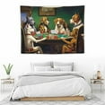 thumbnail image 3 of COMIO DOGS PLAYING POKER Flag Tapestries, Poker Wall Tapestry, Dogs Wall Hanging Flag, 3 of 7