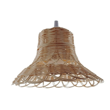 

Big Sale Jiikun LED light Made of rattan durable beautiful and practical! Rattan Chandelier Home Stay Real Rattan Weaving Decorative Handmade Lampshade
