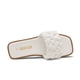 thumbnail image 3 of Sandalia DREAM PAIRS SDSS2212W Blanca Trenzada Tipo Slide Talla 7, 3 of 5