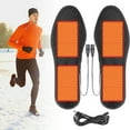 thumbnail image 1 of Oliegs Blanket USB Heated Insoles Gender Neutral Crystal Velvet Inner Heaters Heat The Soles Of Shoes Suitable For Cold Weather, 1 of 5