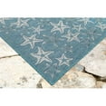 thumbnail image 3 of Liora Manne Carmel Starfish 8'10" x 11'9" Aqua Rectangle Area Rugs CRE91841504, 3 of 7