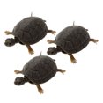 thumbnail image 1 of Tortugas de plástico Sourcingmap para acuario, encantadoras, colo caqui, 1 of 3