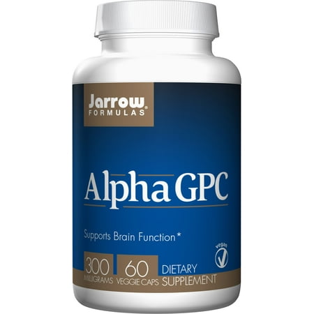 Jarrow Formulas Alpha GPC, Supports Brain Function, 300mg, 60 Veggie