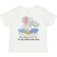 thumbnail image 3 of Inktastic My Yaya Loves Me to the Moon and Back Elephant Family Boys or Girls Toddler T-Shirt, 3 of 5