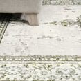 thumbnail image 4 of KUKOON Vintage Green Medallion Distressed Area Rug, 4 of 4