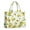 Yellow Lemon Fruit-2, variant on Large Capacity Tote Bag,Yellow Lemon Slices DarkBlue Pattern Handbag Fashion Luxury Tote Bag,15.7"x13"x 5.1" Inches,Laptop Compatible