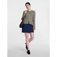 thumbnail image 3 of Scenario Women's Open Knit Cardigan Sweater with Long Sleeves, Lightweight, Sizes XS-XXXL, 3 of 6