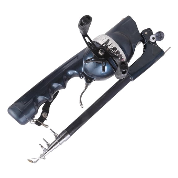 Rotating Fishing Poles with Reel Arm For Easy Portability And One Handed Casting