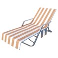 thumbnail image 1 of Bewildely La toalla de la tumbona de la piscina cubre la tela de la microfibra al aire libre descansando y relajándose junto al agua Toallas y Paños Líneas YT3267, 1 of 6