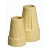 Carex Extra Large Crutch Tips, 7/8", Tan