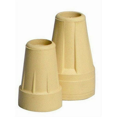 Carex Extra Large Crutch Tips, 7/8", Tan