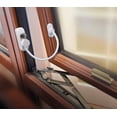 thumbnail image 2 of 2 cerraduras de seguridad para puertas corredizas y ventanas, con cable de retención y llave de acero inoxidable., 2 of 5
