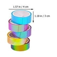 thumbnail image 5 of Hemoton  12 Rolls Stickers Color Pocket Tape Decorative Stationery, 5 of 8