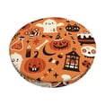 thumbnail image 1 of Balery Halloween 2 Fundas de asiento para taburete de bar redondo de tela de terciopelo ajustables que protegen de arañazos y manchas para sillas de 14 a 17 pulgadas.-13 inch, 1 of 7