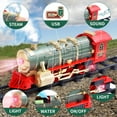 thumbnail image 3 of JoyStone Electric Train Set Toys for Boys with Smokes, Lights & Sound, Tracks, Toddler Model Train Set with Steam Locomotive Engine & Cargo Cars and Tracks, Christmas Toy Train for Kids, 3 of 8