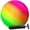 Rainbow, variant on 8.5 Inch Official Playground Ball with Hand Air Pump, Durable Rubber Dodgeball for Kids Adults, Perfect for Camps Schools and Outdoor Games