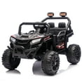 thumbnail image 5 of Ambifirner 12V Ride On Toys for Big Kids, 2 Seater Kids Ride On UTV Car 2.4G PC Vehicles w/Remote Control, Upgraded Battery, Music, Bluetooth, 4-Wheel Suspension for Boys Girls, Black, 5 of 9