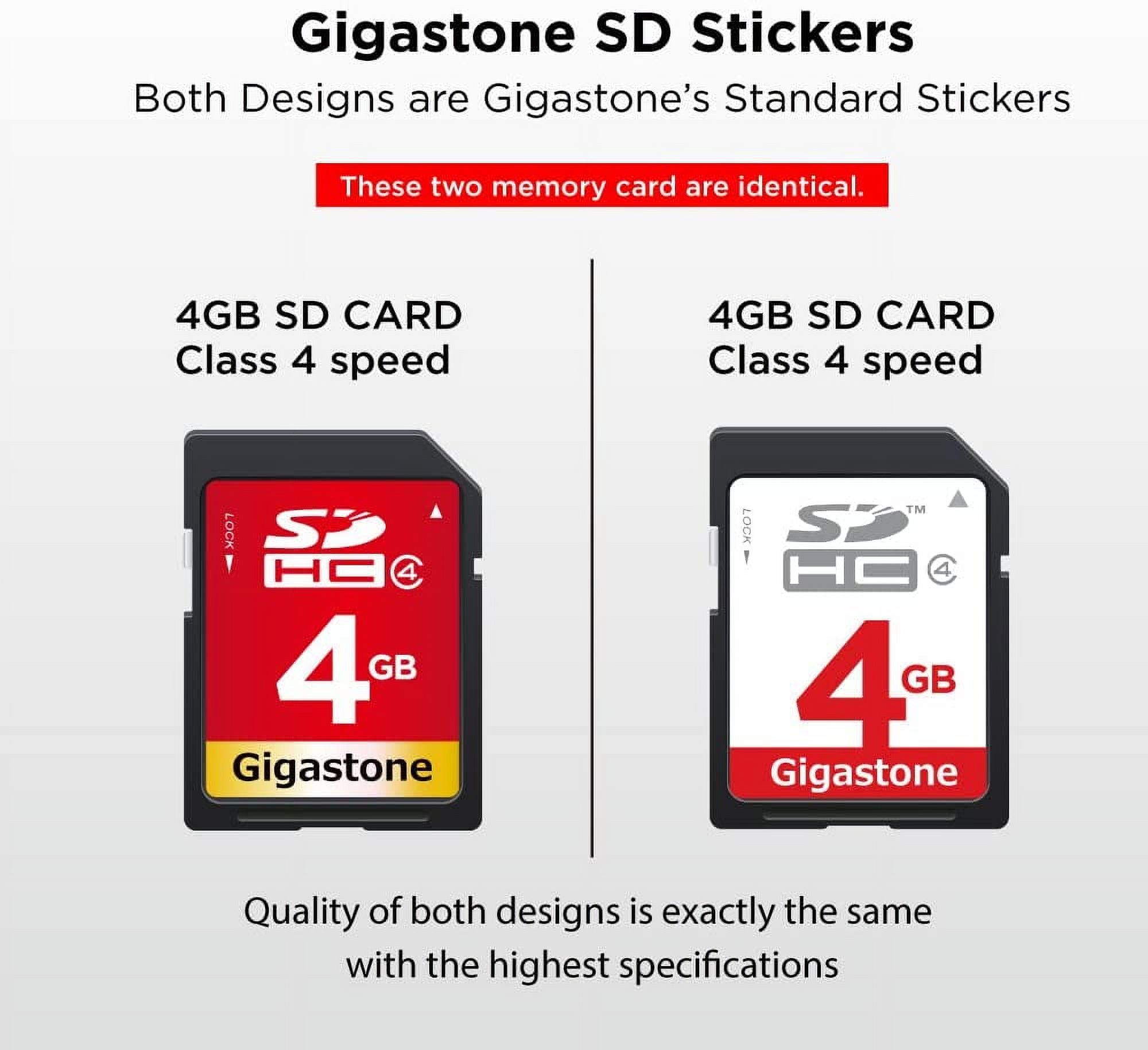 Gigastone 4GB SDHC Flash Memory Card