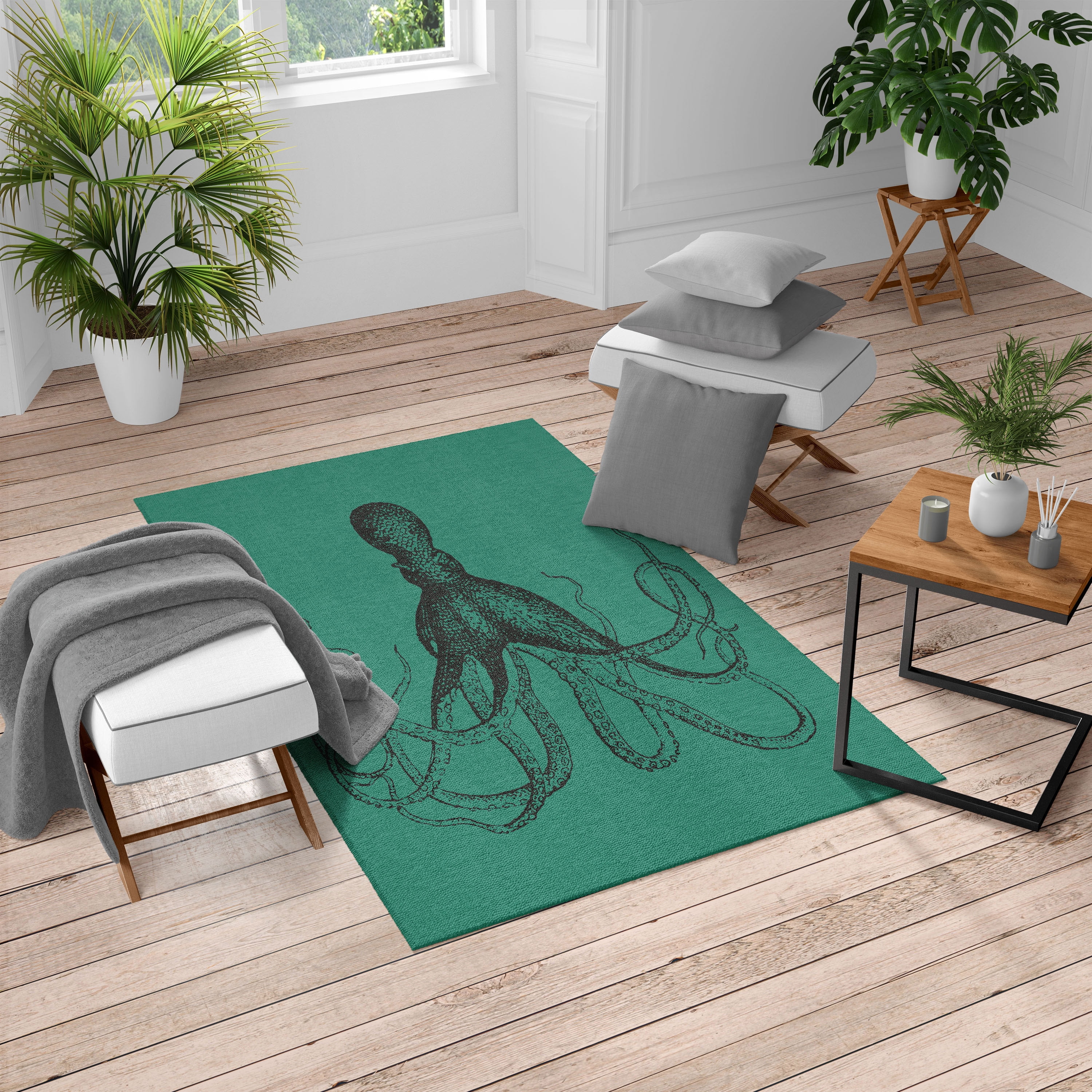 New Arrival Custom Octopus Area Rug Cover Decorative Floor Rug Carpet Rugs 