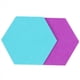 thumbnail image 5 of Juego de 60 Tableros de Pasador de Fieltro Hexagonal Boletin Autoadhesivo Memo Photo Cork Boards Espuma Azulejos Decorativos de Pared con 60 Chinchetas 5.5 X 5 X 0.2 Pulgadas, 5 of 5