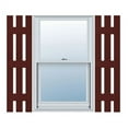 thumbnail image 3 of 12"W x 67"H Lifetime Vinyl, Standard Three Board Spaced, Board-n-Batten Shutters, w/Installation Shutter-Lok's & Matching Screws (Per Pair), Classic Blue, 3 of 8