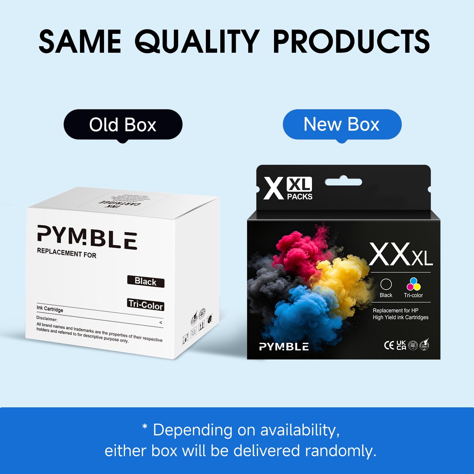 65 Ink Cartridges Compatible for HP 65 Ink Cartridge for HP Ink 65 for DeskJet 3755 3772 Envy 5055 5052 (Black, Tri-Color)
