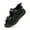 Black, variant on Wide Diabetic Sandals for Women with Arch Support Adjustable Closure, Black, 8.5 Wide