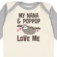 thumbnail image 4 of Inktastic Nana and Poppop Love Me Girls Long Sleeve Baby Bodysuit, 4 of 5