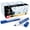 Blue, variant on Dry Erase Markers, 52 Pack, 12 Assorted Colors, Low-Odor Whiteboard Markers with Japanese Chisel Tips for Offices, Classrooms, Planning Boards, Glass, and Plastic