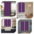 thumbnail image 7 of Pure Dark Purple Window Privacy Film, Simple Solid Color Static Cling UV Sun Blocking Heat Control Window Tint Day and Night, Non-Adhesive Reusable One Way Windows Privacy Cover 17.7''x78.7'', 7 of 7