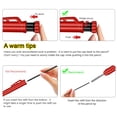 thumbnail image 2 of Carpenter Pencil With Refill Leads And Built-In Sharpener For Deep Hole Marker, 2 of 5