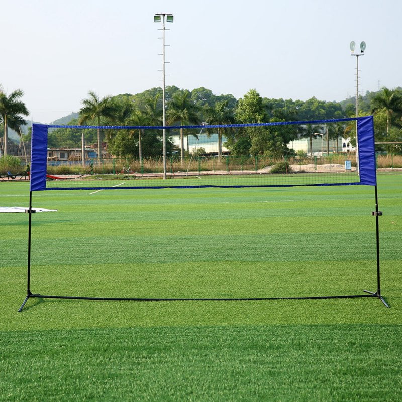 Portable Quick Start Tennis Badminton Net Rack Outdoor Sports Volleyball Training Mesh Net