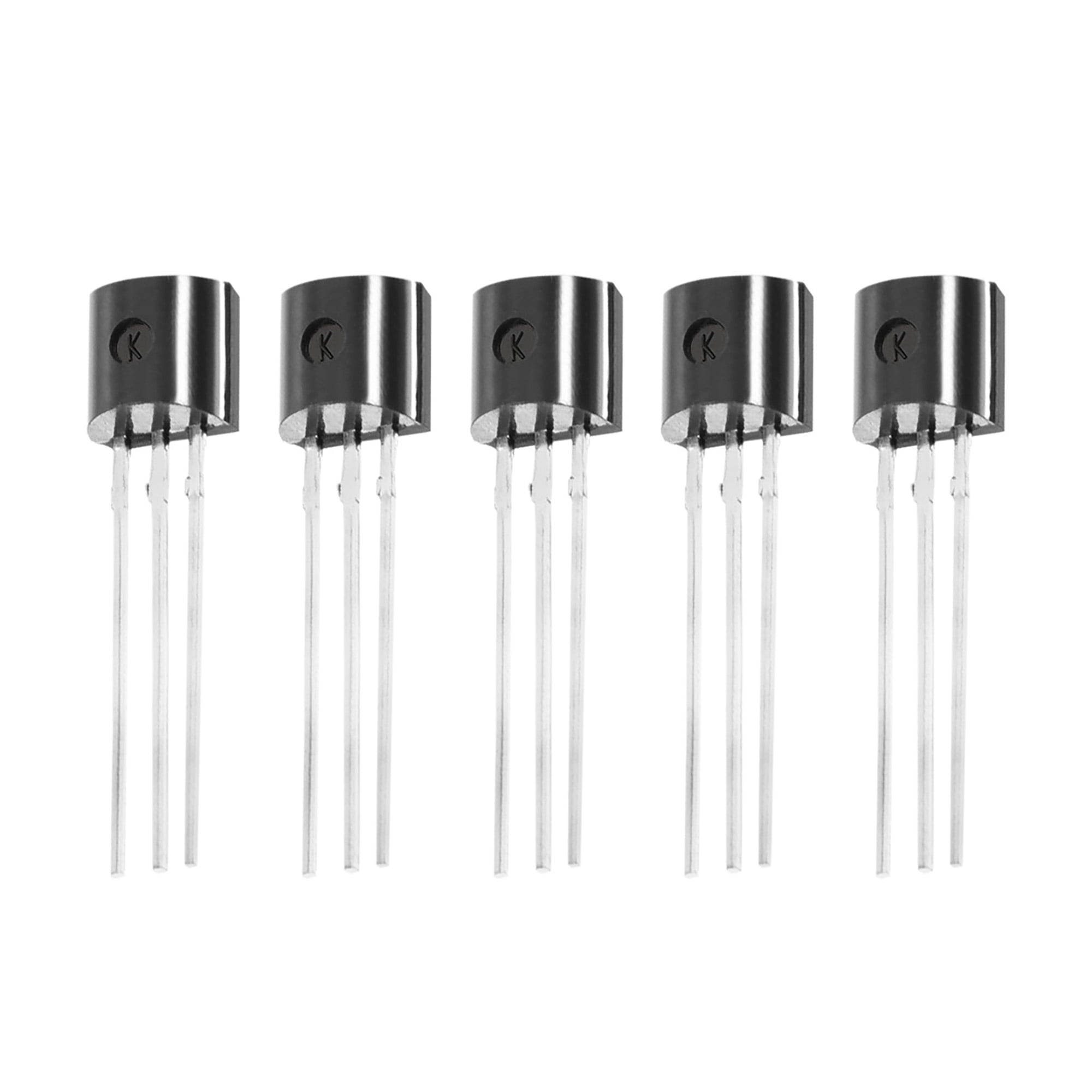 100pcs SS8550 PNP Transistor TO-92 -25V -1.5A 1W - Walmart.com ...
