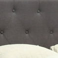 thumbnail image 3 of Benjara Fabric Upholstered California King Bed with Button Tufted Headboard, Gray, 3 of 5