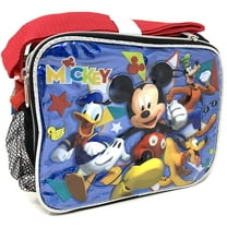 Lunch Bag - Disney - Mickey Mouse - w/Friends Blue New 009489