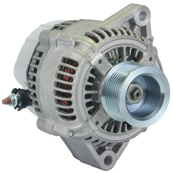 OEM Grade 12V 125A Alternator Compatible with 1998-2002 Dodge Viper 8.0L V10 SFI 488CID 7990cc External Regulator 7-Groove Serpentine Oval Plug 4848662AB 121000-4360 04848662AB