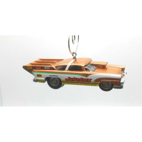 Christmas Ornament for 1955 Jukebox Race Car Copper