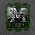 thumbnail image 2 of Beetlejuice Carousel Beetlejuice Unisex Adult Pull-Over Hoodie,Charcoal, X-Large, 2 of 6