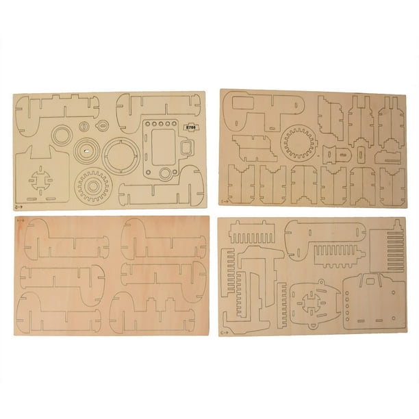 D Puzzle, Rompecabezas 3D de Madera, cámara, Rompecabezas, Juguete, Juguete, Rendimiento Impulsado