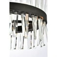 thumbnail image 4 of Serephina 20 inch crystal round pendant light in black, 4 of 5