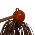 thumbnail image 2 of Buckeye Lures 1/2 oz brown, G-Man football jig, 2 of 7