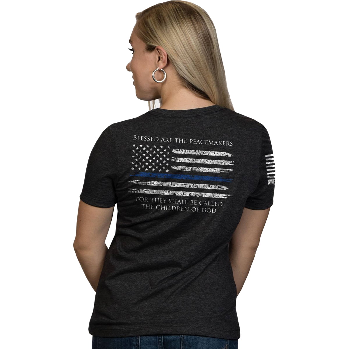 Nine Line Nine Line Apparel Women's Thin Blue Line Relaxed Fit Short