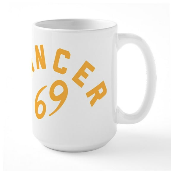 CafePress - Cancer - 15 oz Ceramic Large White Nolvety Mug