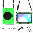thumbnail image 6 of XYX Case for Samsung Galaxy Tab Active4 Pro/Tab Active Pro with 360 Degree Rotating, Hand Strap, Shoulder Strap for 10.1 inch SM-T540/SM-T547/SM-T636B, Green, 6 of 7