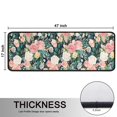 thumbnail image 5 of Kitchen Rugs Sets Of 2,Pioneer Flower Floral Print Pattern Anti Fatigue Kitchen Mat Rugs Non Slip Washable,Decorative Kitchen Floor Mats for Kitchen,Sink,Laundry,17"x47"+17"x47", 5 of 5