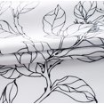 thumbnail image 6 of DriftAway Ryan Sketch Branch Leaves Blackout Room Darkening Grommet Lined Thermal Insulated Energy Saving Window Curtains 2 Layers 2 Panels, 6 of 6