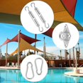 thumbnail image 4 of Kit de Fixation de Voile d'Ombrage Carré et Rectangle pour Quincaillerie Patio Robuste, 4 of 7