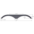 thumbnail image 4 of Icon Fender Skirt 14144 Tandem Axle; Fits Certain Pilgrim 5th Wheels Models And Travel Trailers; 65 Inch Length x 8-7/8 Inch Height; Gray; ABS Plastic; Tandem; Single, 4 of 4